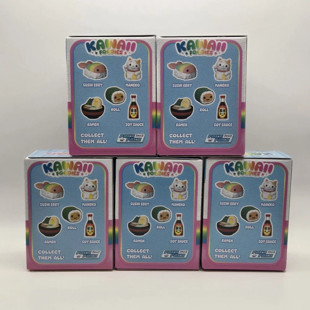 Funko Kawaii Foodies Complete 5 Figure Set Paka Paka Five Below Exclusive NEW